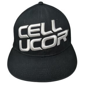 Cellucor Snapback Hat Black One Size Adjustable Embroidered Vented Holes